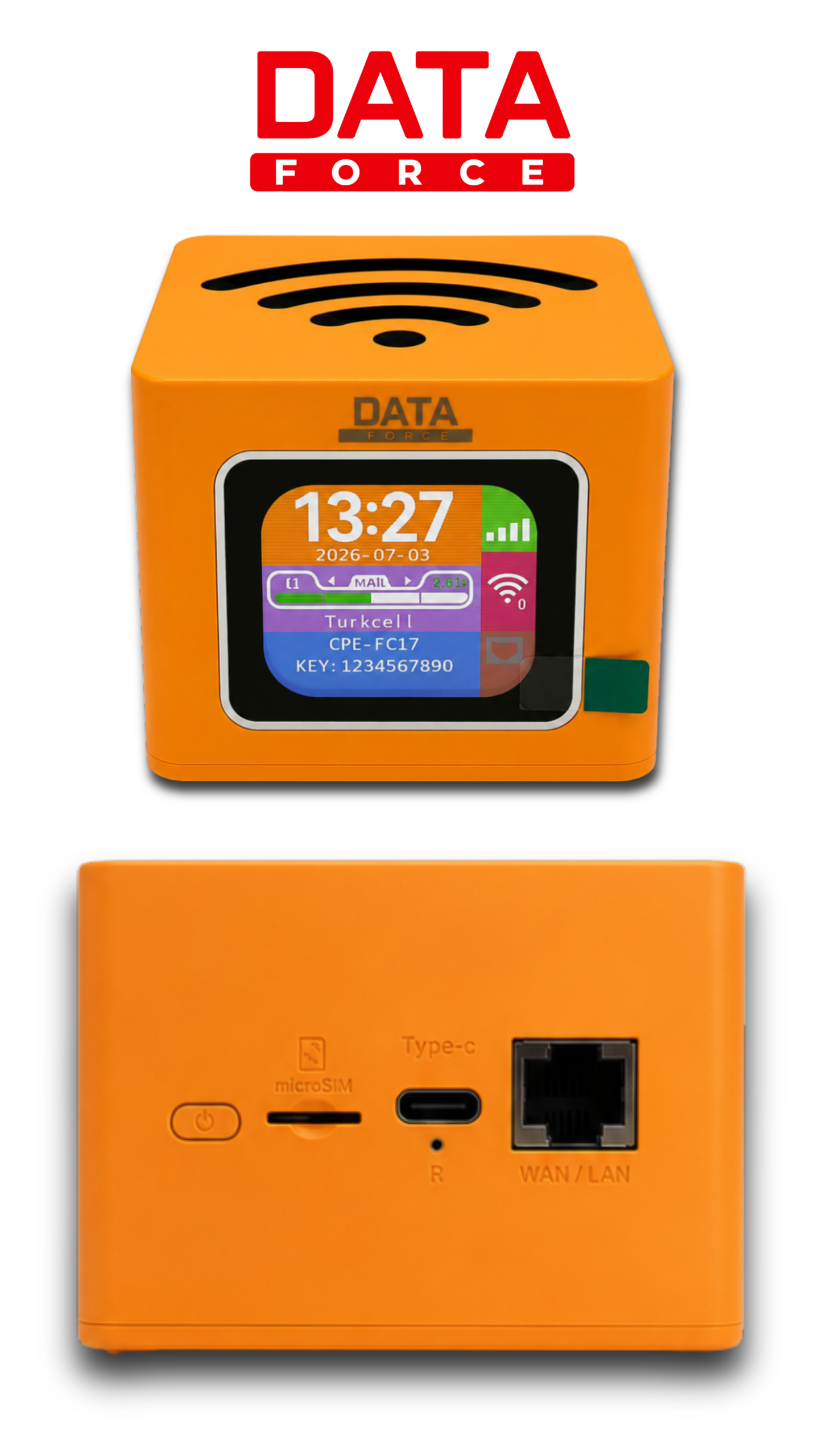 DataForce Q51 farklı açıdan görünüm